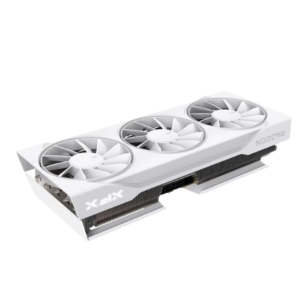 XFX Swift AMD Radeon RX 9070 OC White Triple Fan Gaming Edition Graphics Card with 16GB GDDR6 HDMI 3xDP, AMD RDNA™ 4