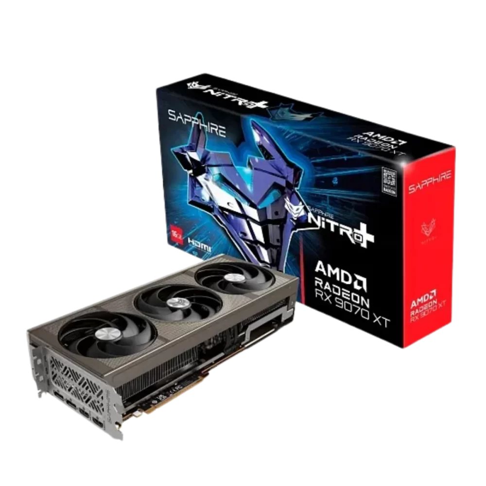 Sapphire Nitro+ AMD Radeon™ RX 9070 XT Gaming OC 16GB Dual HDMI/Dual DP